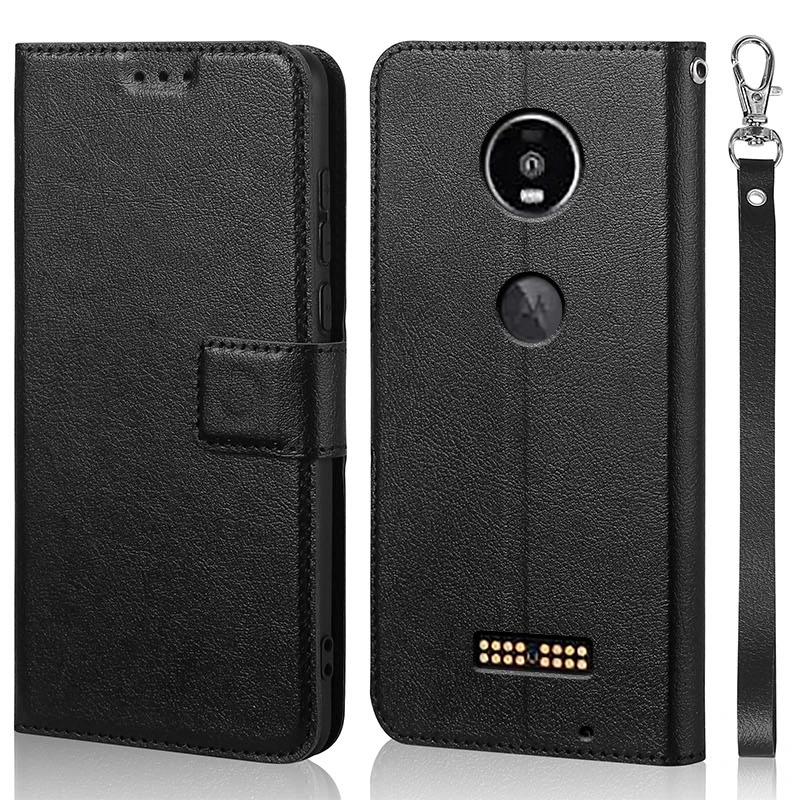 Custodia Per Motorola Moto Z4 Play Case Flip Pu Leather Phone Card Holder Stand Case Telefon Protector Wallet Coque Bag