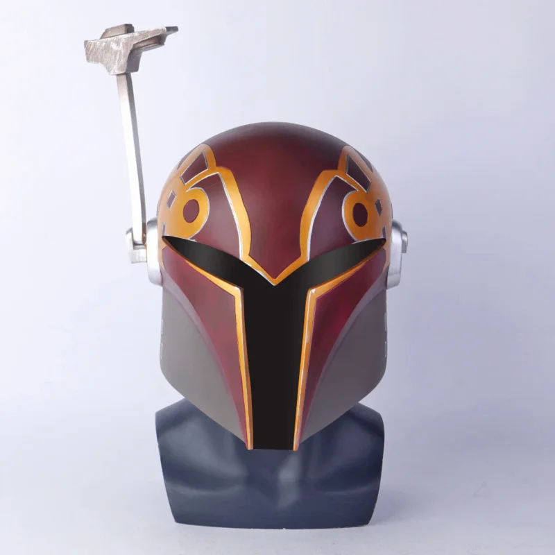 

Disney Anime Helmet Rebels Cosplay Sabine Wren Helmet Costume Masks Full Face PVC Adult Party Prop