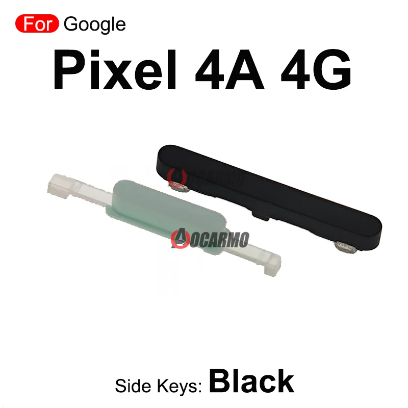 Side Button Keys Power On /Off Volume Button Replacement Parts For Google Pixel 4A 4G 5G