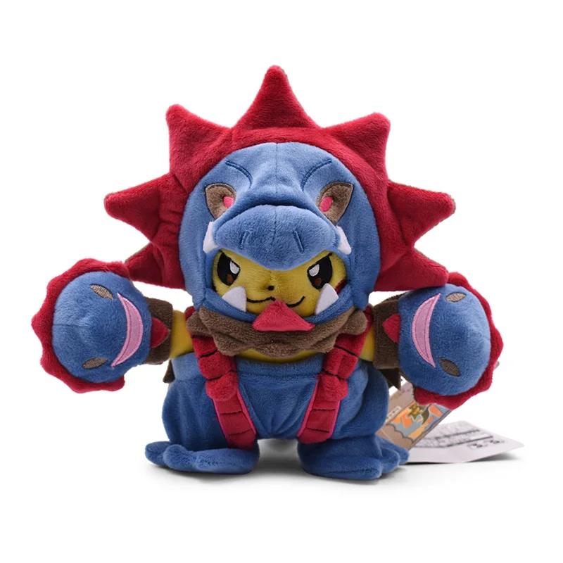 Eevee Pikachu Cosplay Plush Toys Charizard Peluche Lucario Pikach Stuffed Animal Doll Plushies Cute Cartoon Gift Cartoon Dolls