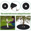 10PCS Non-Woven Tree Mulch Ring Degradable Tree Protector Mat Reusable Tree Weed Barrier for Weed Control Root Protectio 3