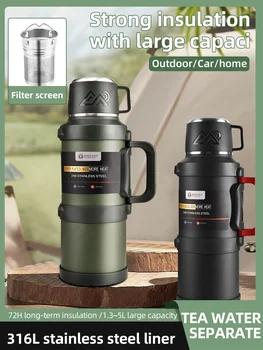 Large Stainless Steel Thermos 1