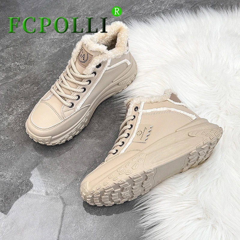 

2023 Winter Warm Golf Training Woman High Top Sport Shoes For Ladies Anti Slip Golf Shoes Women Inside Fur Walking Shoe