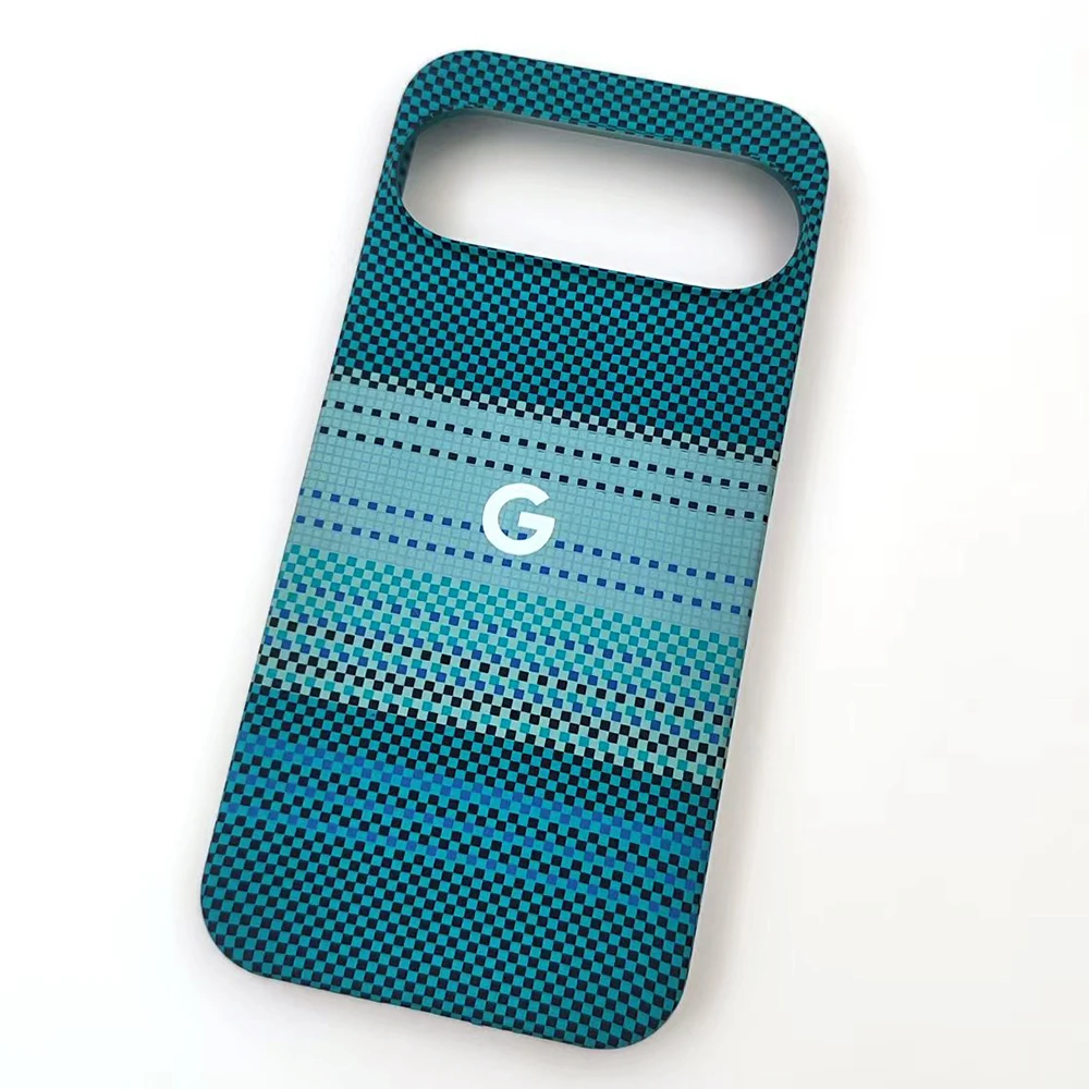 Luxury Ultra-Thin Matte Carbon Fiber Pattern Shockproof Case with MagSafe Compatibility