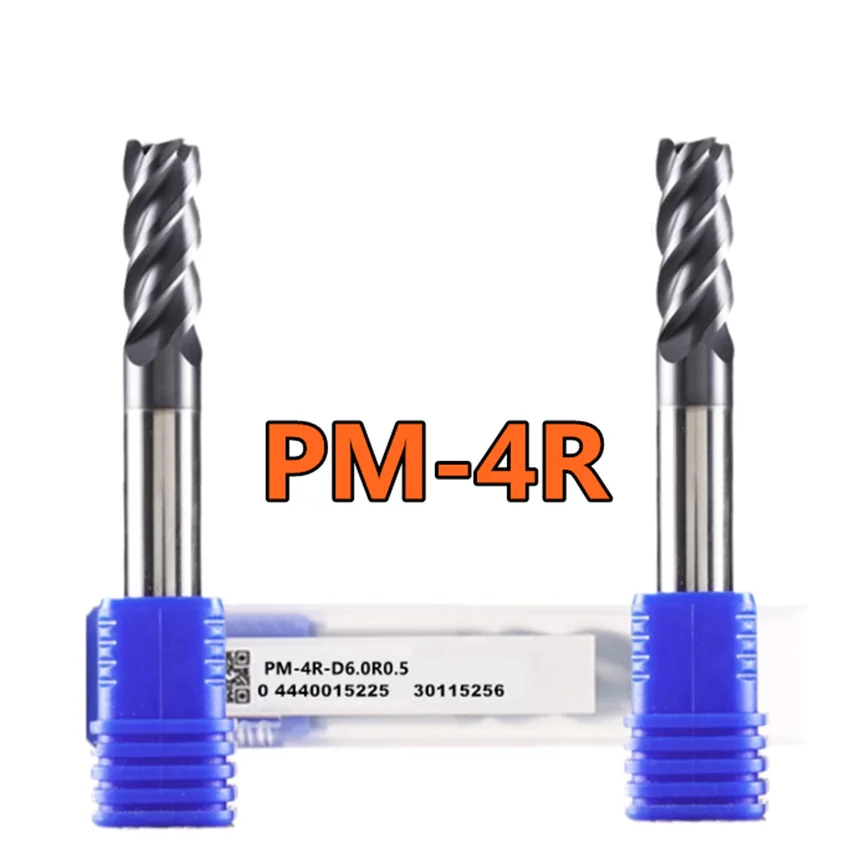 

PM-4R-D2.0R0.5S/PM-4R-D3.0R0.5S/PM-4R-D4.0R0.5S PM-4R ZCC.CT End Mills 4 Flute Straight Shank Corner Rounding End Mills 1pcs/box