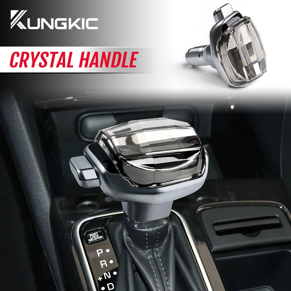 

for KIA K3 K4 K5 KX5 KX7 Oprius Sportage R Crystal Handle Handles Head Decor Cover Car Gear Head Shift Knob Sticker Accessories