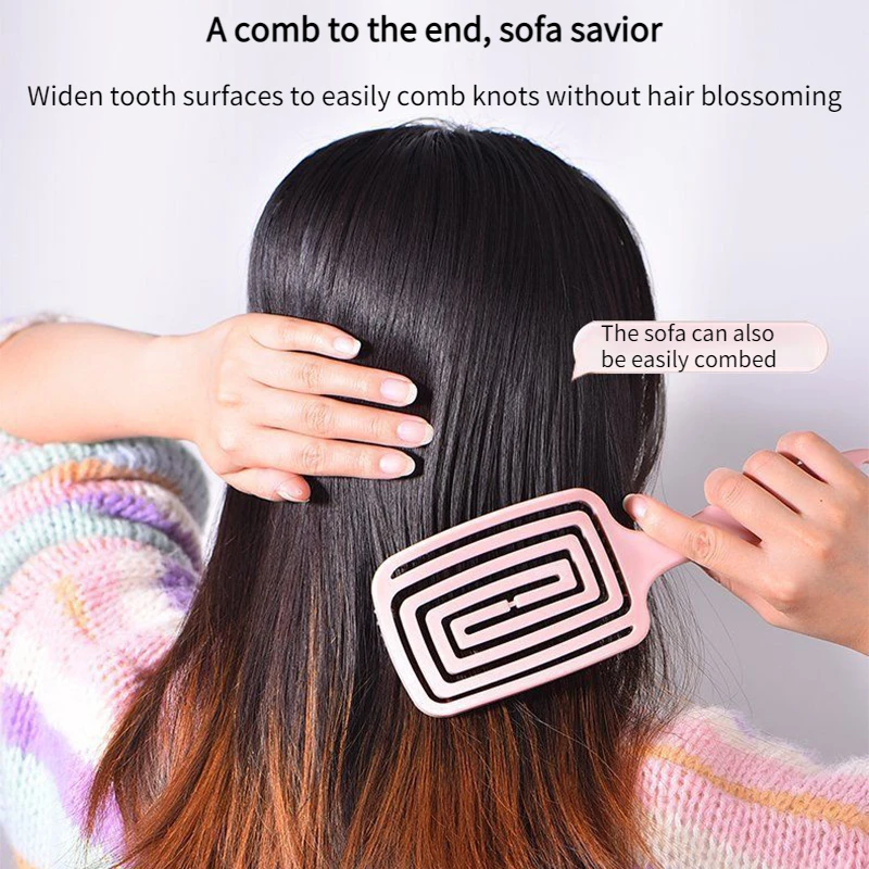 Xiaomi Mijia-peines masajeadores de cabeza para mujer, cepillo de pelo portátil, peine de belleza elástico relajante, accesorios para el cabello