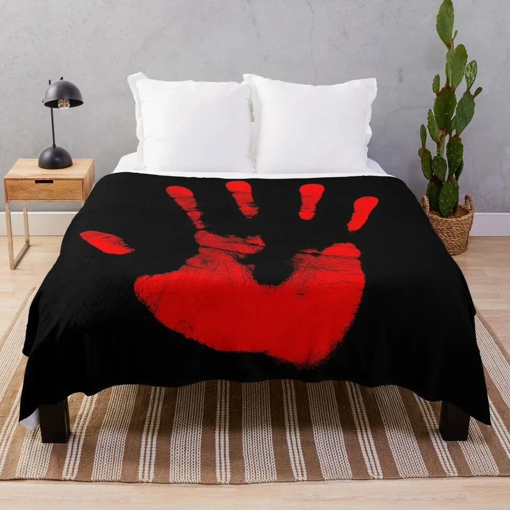 

Red Right Hand Throw Blanket Sofas Blankets For Sofas Luxury Designer Blankets