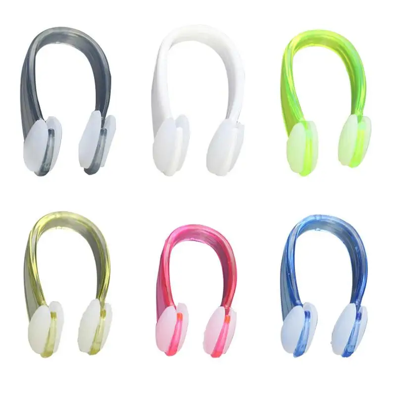 

New Swimming Nose Clips Soft Silicone Swimming Nose Protection Clips Ear Plug Set For Kids Adults Beginner Swimming Diving