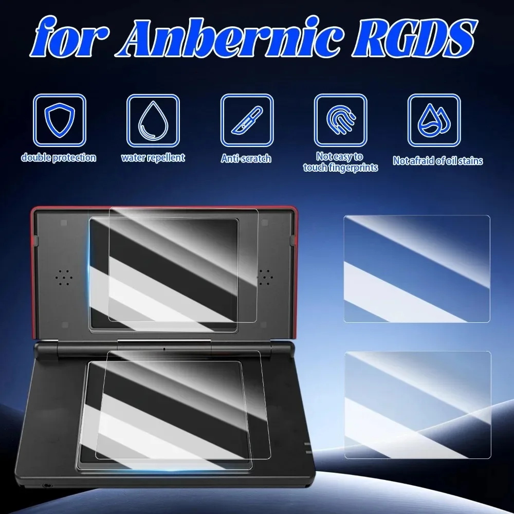 Tempered Glass Screen Protector for Anbernic RGDS Flip Console - HD Anti-Scratch Protection