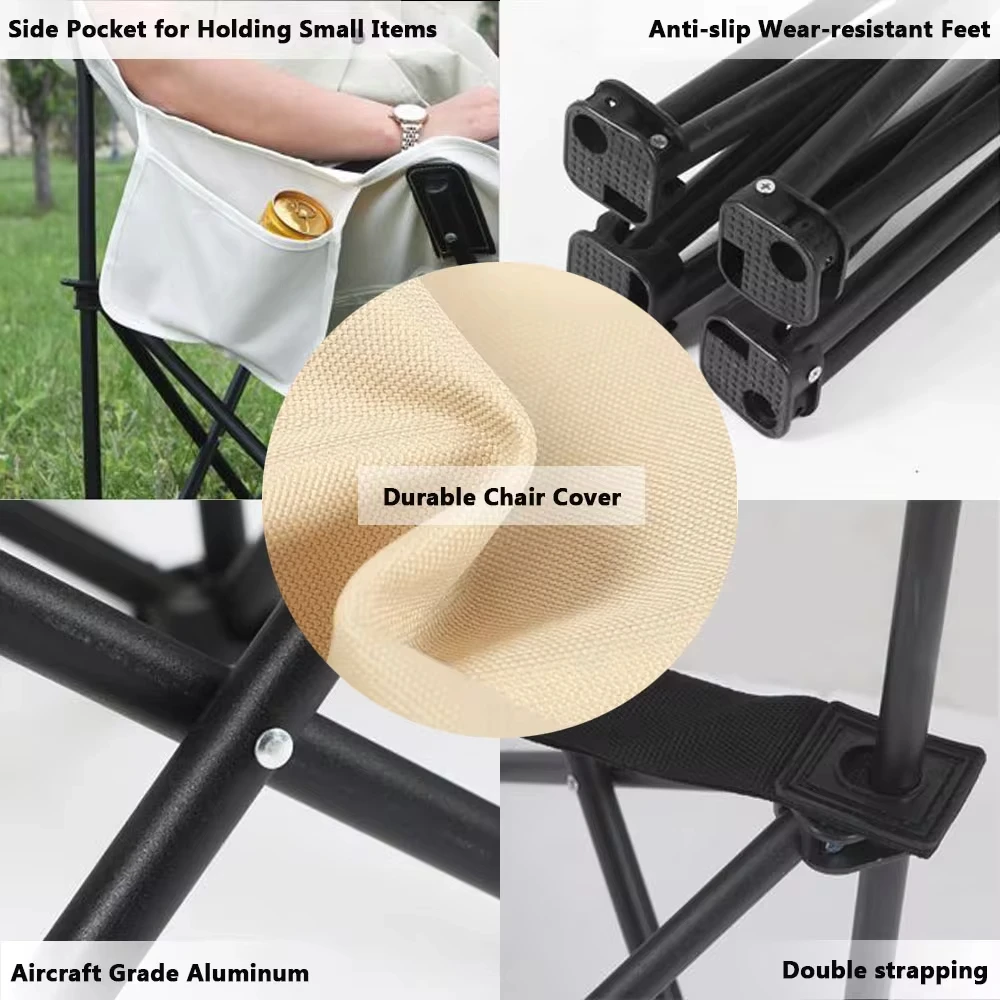 Heavy Duty Folding Moon Chair 2