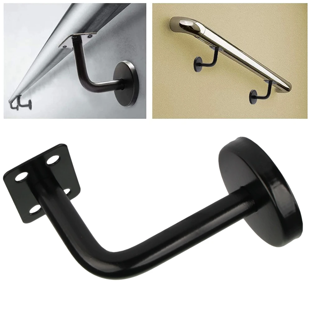 Stair Brackets Stair Handrail Brackets Stair Brackets Black Stainless Steel Stair Handrail Wall Fixture Bracket