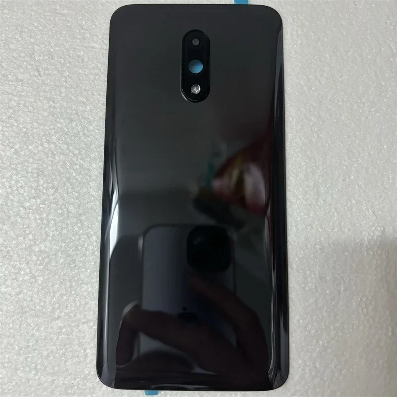 Cover Posteriore Per Porta Batteria In Vetro Trasparente Trasparente Per Custodia Posteriore Oneplus 7 Pro Con Sostuzione Dell'obiettivo Della Fotocamera Nastro Adesivo - Foto 2