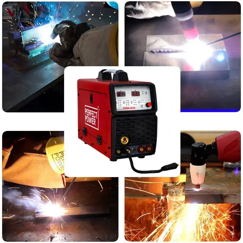 5 In 1 Plasma Cutter Plasma Welding Machine Flux Core Welder Welding Cutting Machine Mig Tig Mma 3 In 1 Welding Machine 5