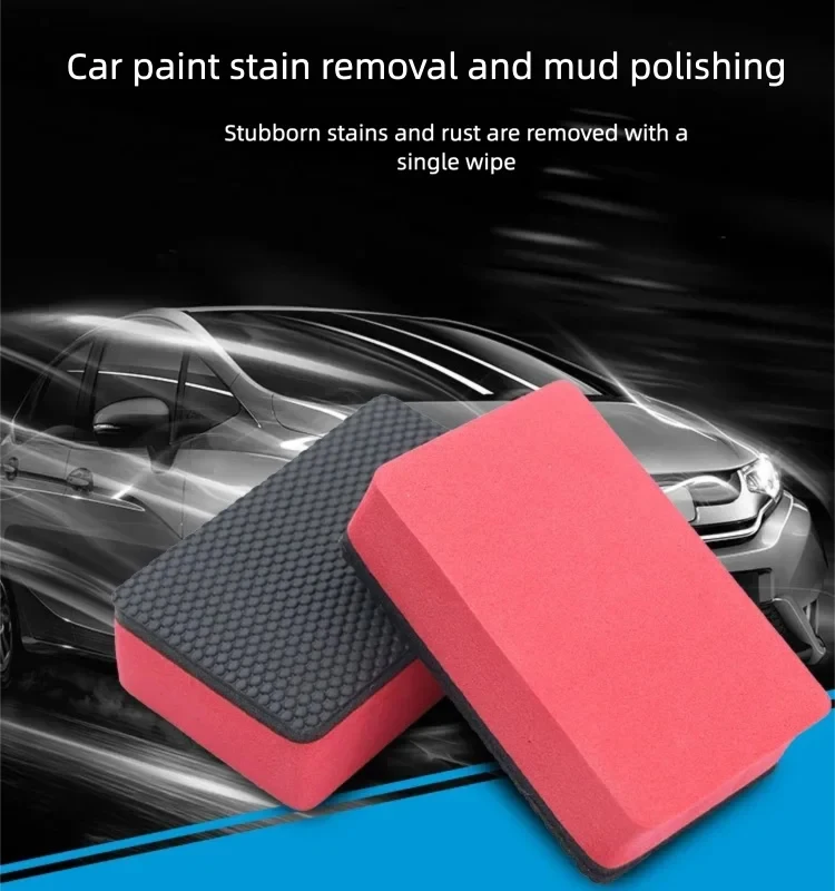 10개입 자동차 세척 지우개 나노 클레이 바 패드 스펀지 블록 왁싱 광택 패드 자동차 세척 도구 자동차 보트 RV용