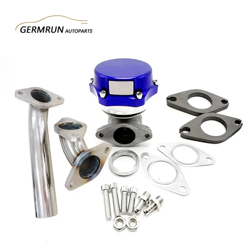 Turbo Wastegate Esterno Regolabile Da 38Mm 2 Bulloni + Adattatore A Gomito Da 38Mm