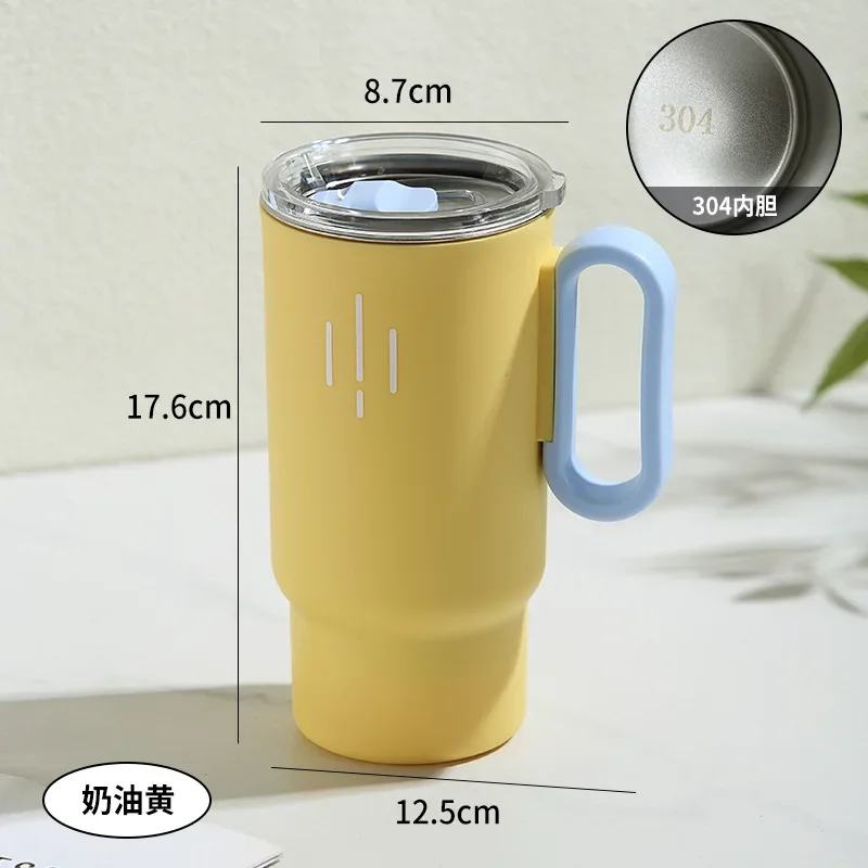 كوب معزول منزلي محمول بطبقة مزدوجة من الفولاذ المق...