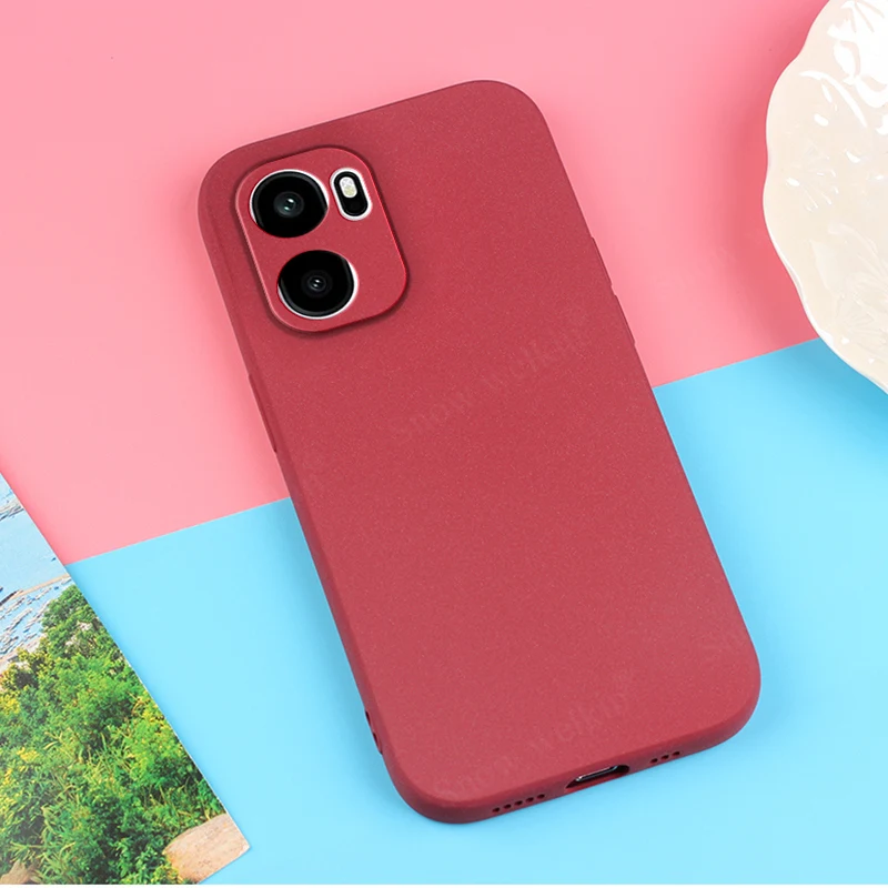 Sand Matte Soft Silicone Shockproof Phone Case - Full Protection and Ultra Back Cover