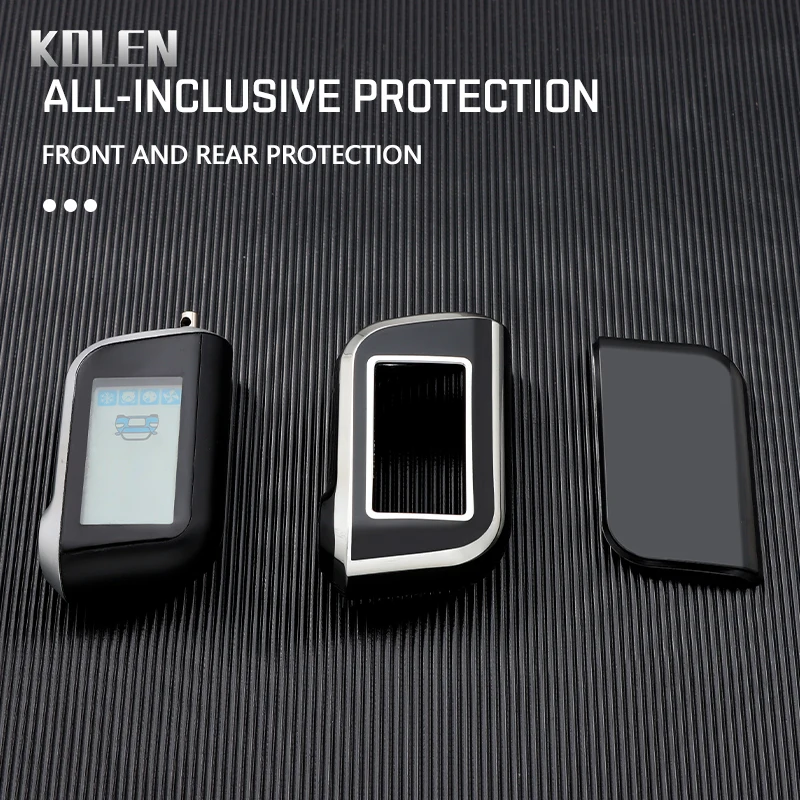 Key Case Cover Fashion TPU Car Key Case Cover Shell Fob For Starline A93 A63 Russian Version Two Way Car Alarm LCD Remote Controller Keychain