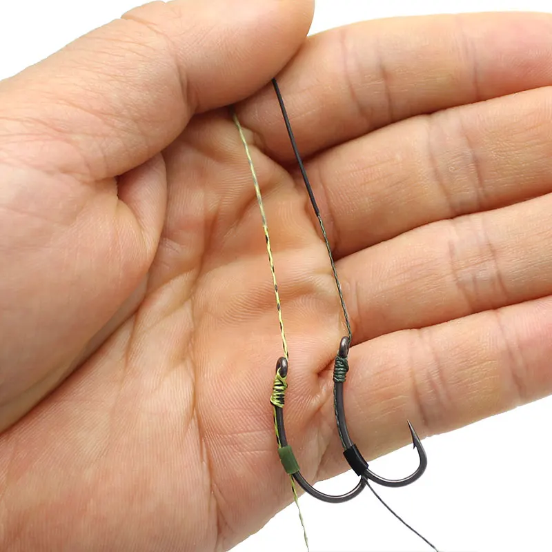 https://ae01.alicdn.com/kf/Se116e8be4f3a4997a578f099fb67c969j/20m-Carp-Fishing-Line-Splice-Spooled-Coated-Hooklink-Camo-Green-Black-Hair-Carp-Rig-Wires-All.jpg