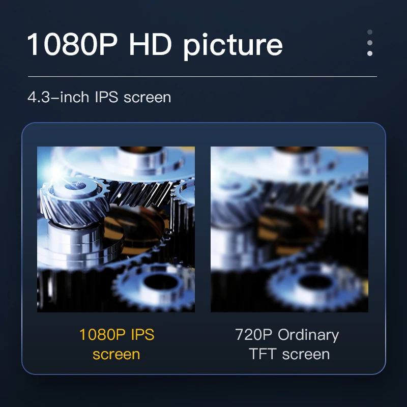 공장 직영 휴대용 비디오 경질 5.5mm 듀얼 렌즈 1m 1080P HD 카메라 검사 자동차 수리 검사 도구 내시경
