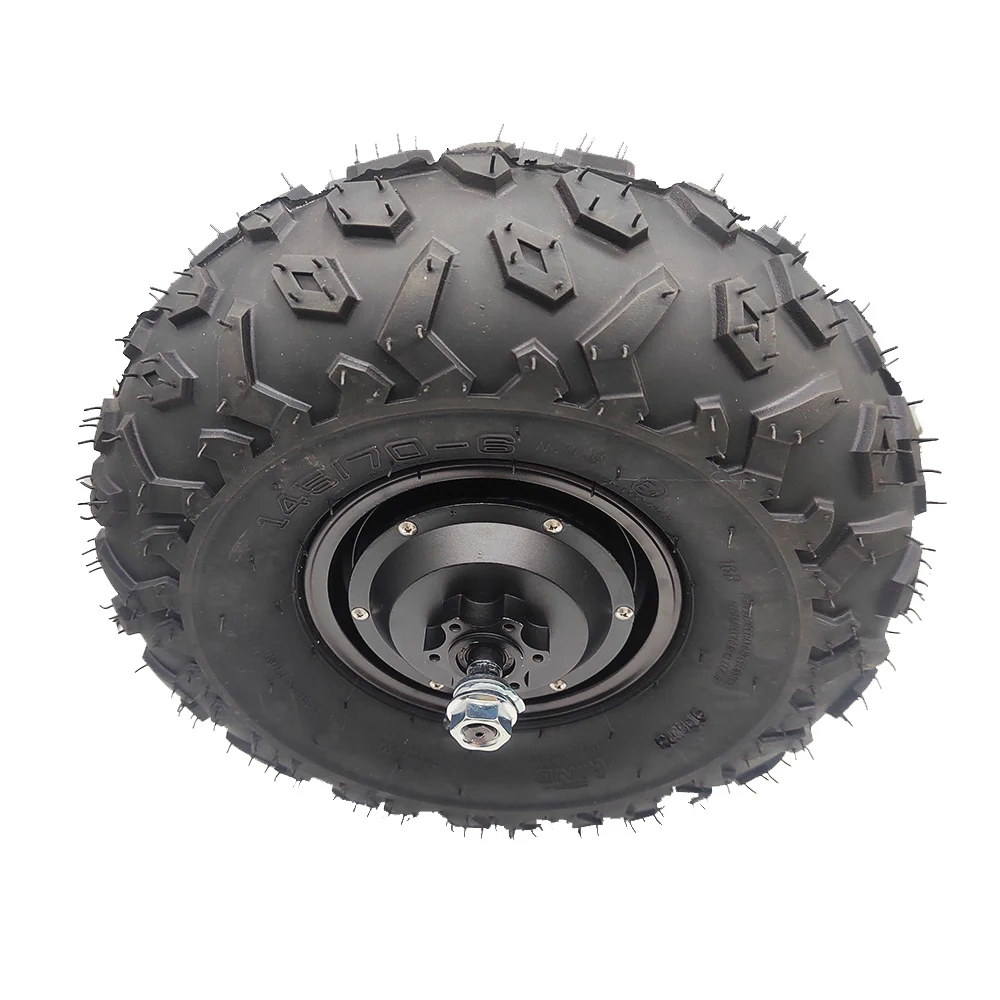 Wheelbarrow Motor Kit High Torque Wheelbarrow 24v 36v 48v 350w 500w Electric Brushless Motor Kit 14.5inch Off-Road Tires
