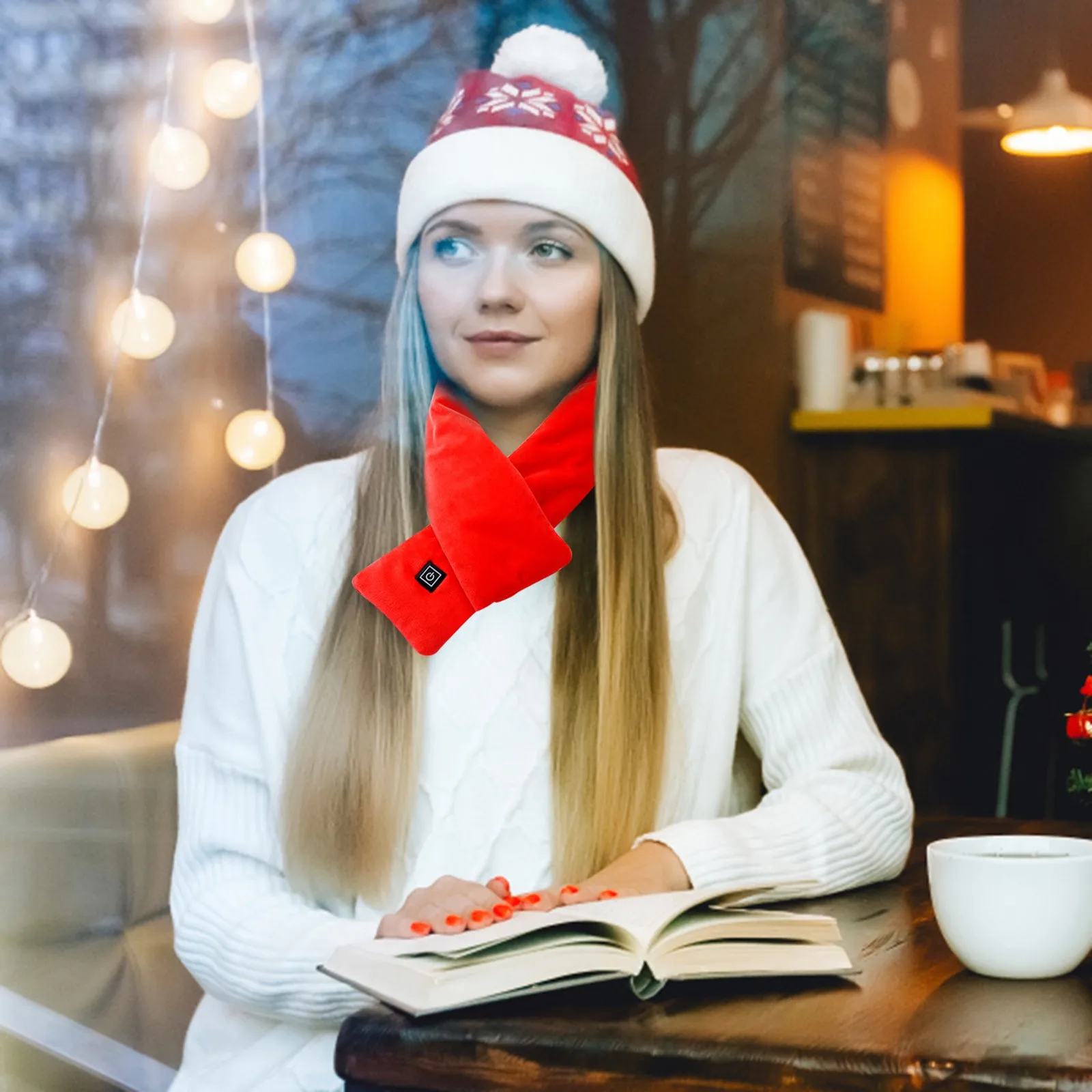 

Electric Heating Scarf Three Gear Regulation USB Heater Heating Neck Brace Heating Pads
