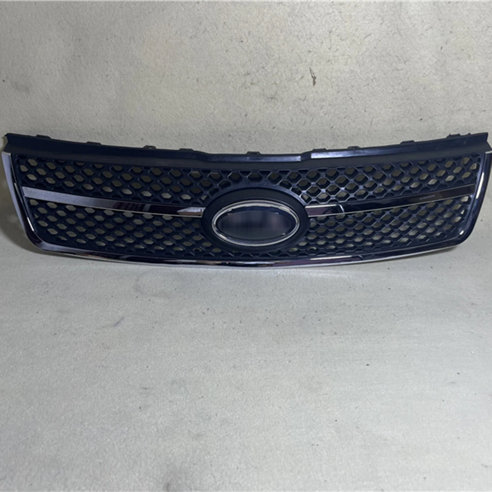 KIA CERATO 2005-2015 용 자동차 앞 라디에이터 그릴 후드 트림 광택 블랙 그릴 외부 부품 장식 액세서리 ABS 크롬 도금