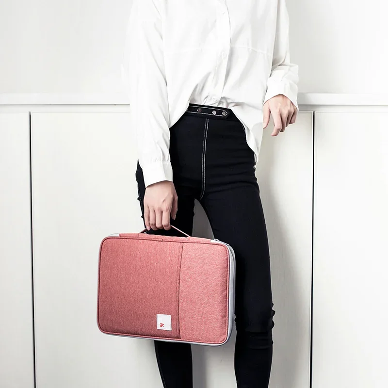 A4 문서 정리함 폴더 Padfolio 다기능 비즈니스 거치대 케이스, 아이패드 가방 사무실 서류 가방 보관 문구
