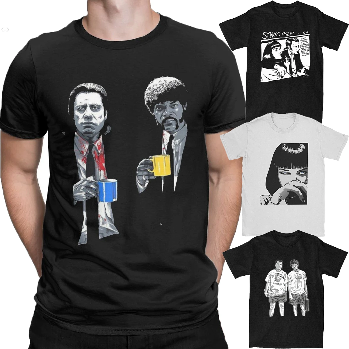 pulp fiction john travolta t shirt
