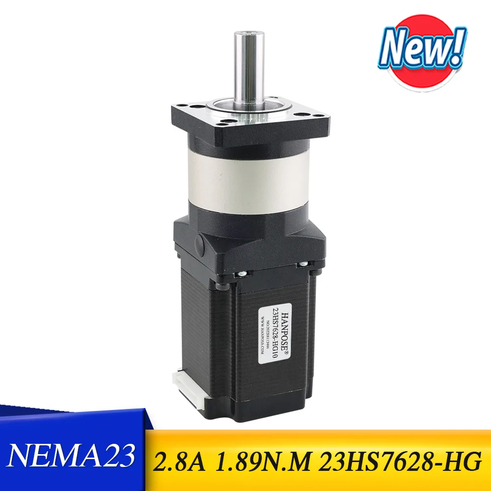 

23HS7628-HG NEMA23 Stepper Motor 1.89N.M Extruder 57 Gear Stepper Motor Ratio 10:1 Planetary Gearbox OSM Geared For 3D Printer