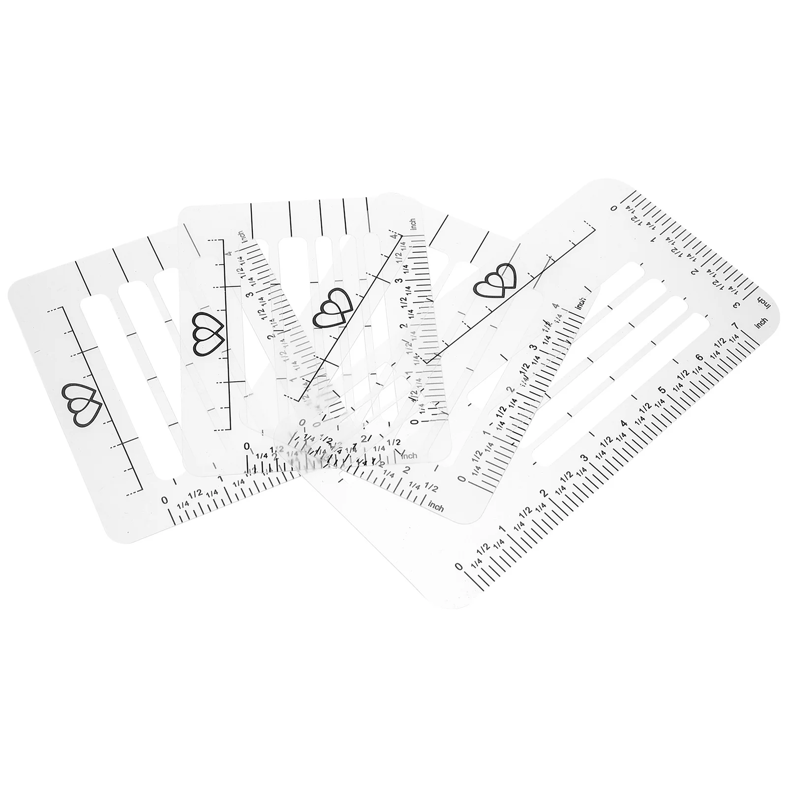 

4 Pcs Sewing Stencil Envelope Letter Template Addressing Hollow Out Writing Practice Plastic Lettering Guide Journal