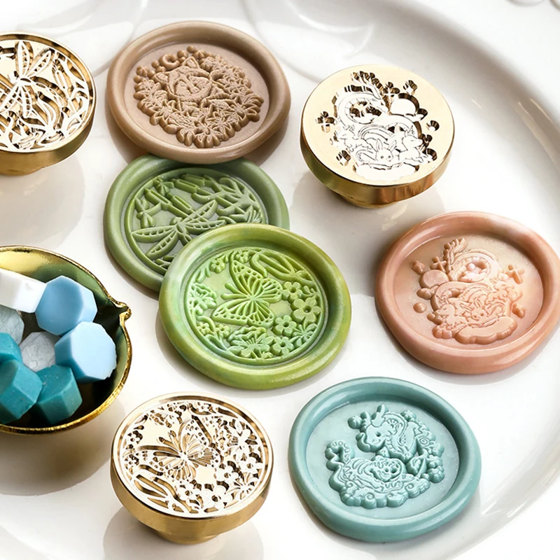 

Воск для запечатывания фотографий с надписью на свадьбу, воск-штамп, печать с рисунком огня, животное, кролик, кот, 2,5 см, воск-штамп, Новинка