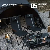 ShineTrip Outdoor Camping Folding Chair Portable Camping Adjustable Folding Chair Office Lunch Nap Fishing Picnic Chair 3
