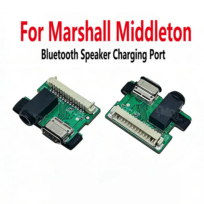 1PCS NEW Replacement PCB TYPE C Charging Port Audio Connector Assembly for Marshall Middleton Bluetooth Speaker Repair Parts