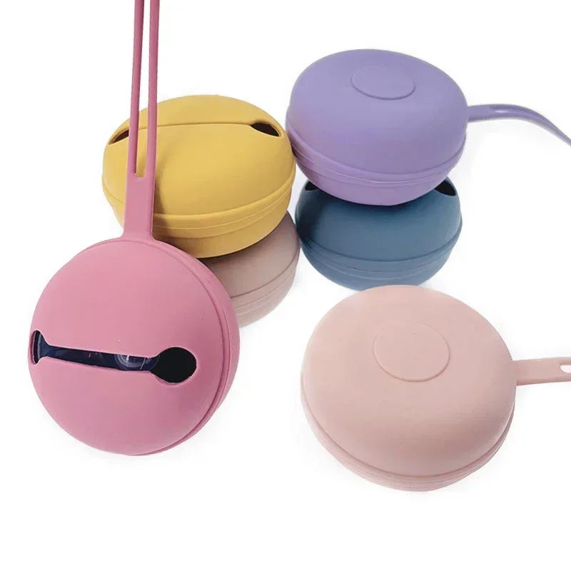 New Design Baby Silicone Nipple Holder Container Box Keep Pacifier Case Pacifiers And Accessories Storage Box Teat Attachment