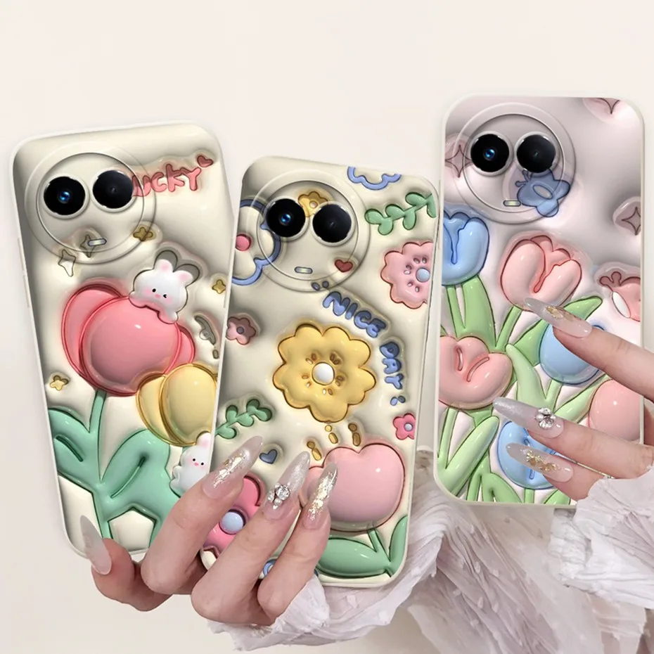 Fashionable Lens Protective Soft Silicone Phone Case