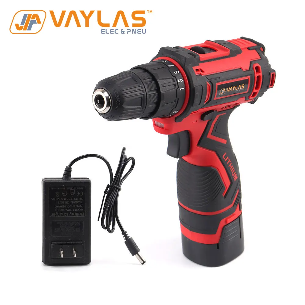 

18VF 16.8V Dual Speed Electric Screwdriver Cordless Electric Mini Drill Lithium Battery Power Tools