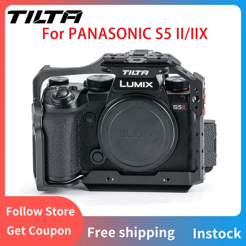 

TILTA TA-T50-FCC-B TA-T50-FCC-TG For Panasonic lumix S5 II/IIX Lightweight Basic Kit Full Camera Cage