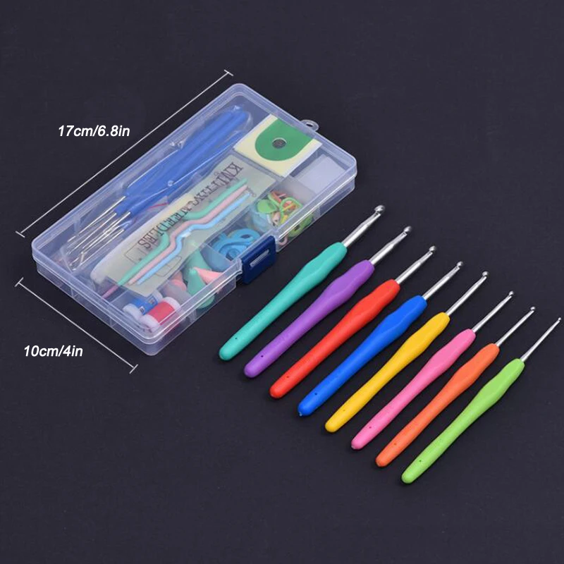 52 piece crochet Set Soft Grip Crochet Treatment Knitting needle kit DIY hand knitting art tools