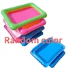 1pc 60X45cm Indoor Magic Play Sand Children Toys Mars Space Inflatable Sand Tray Accessories Plastic Mobile Table Kid Party Play 2