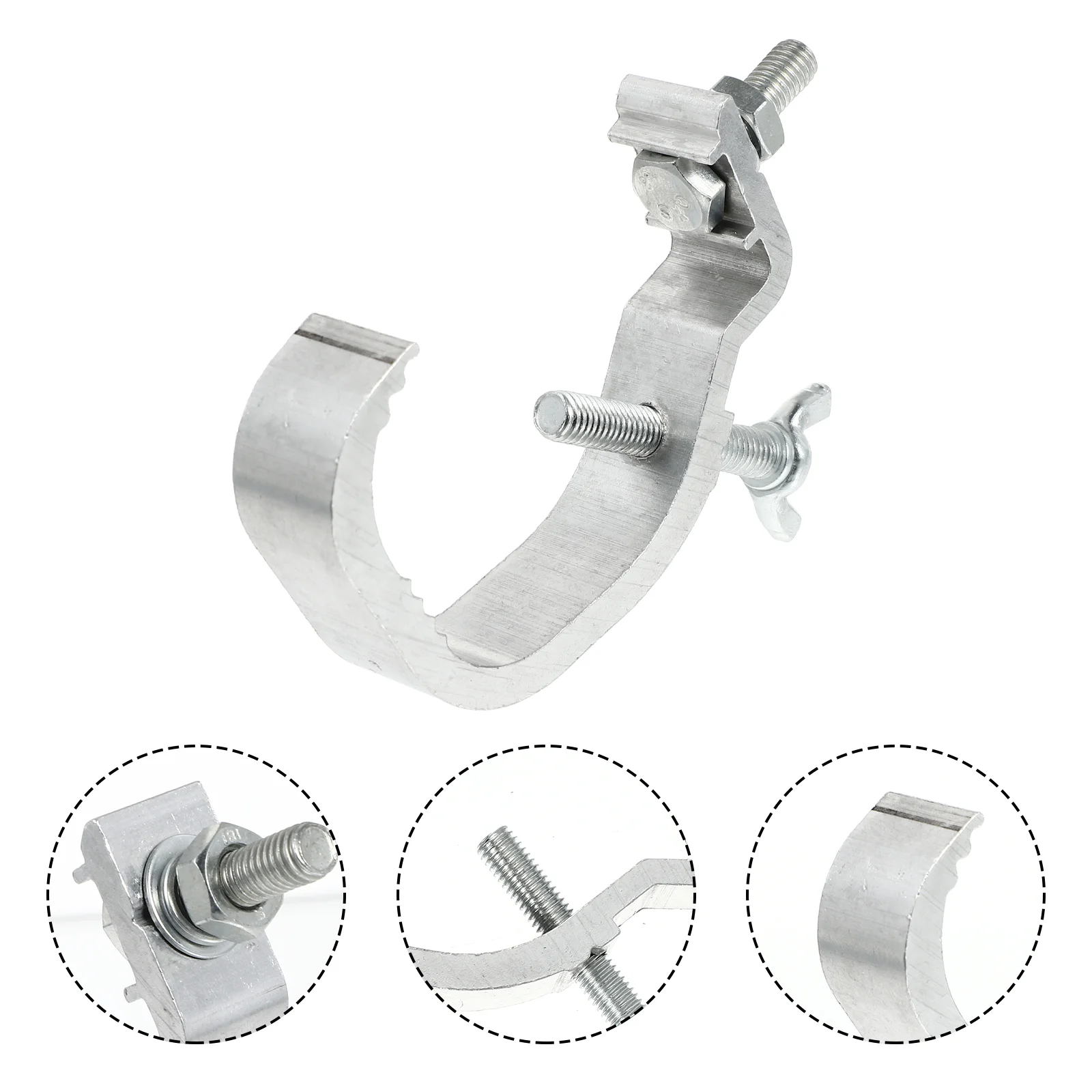 

Hanging Light Clamp Hooks L Shape Hooks Stage Light Clamps Aluminum Truss Clamp Moving Head Light Truss Use For lights