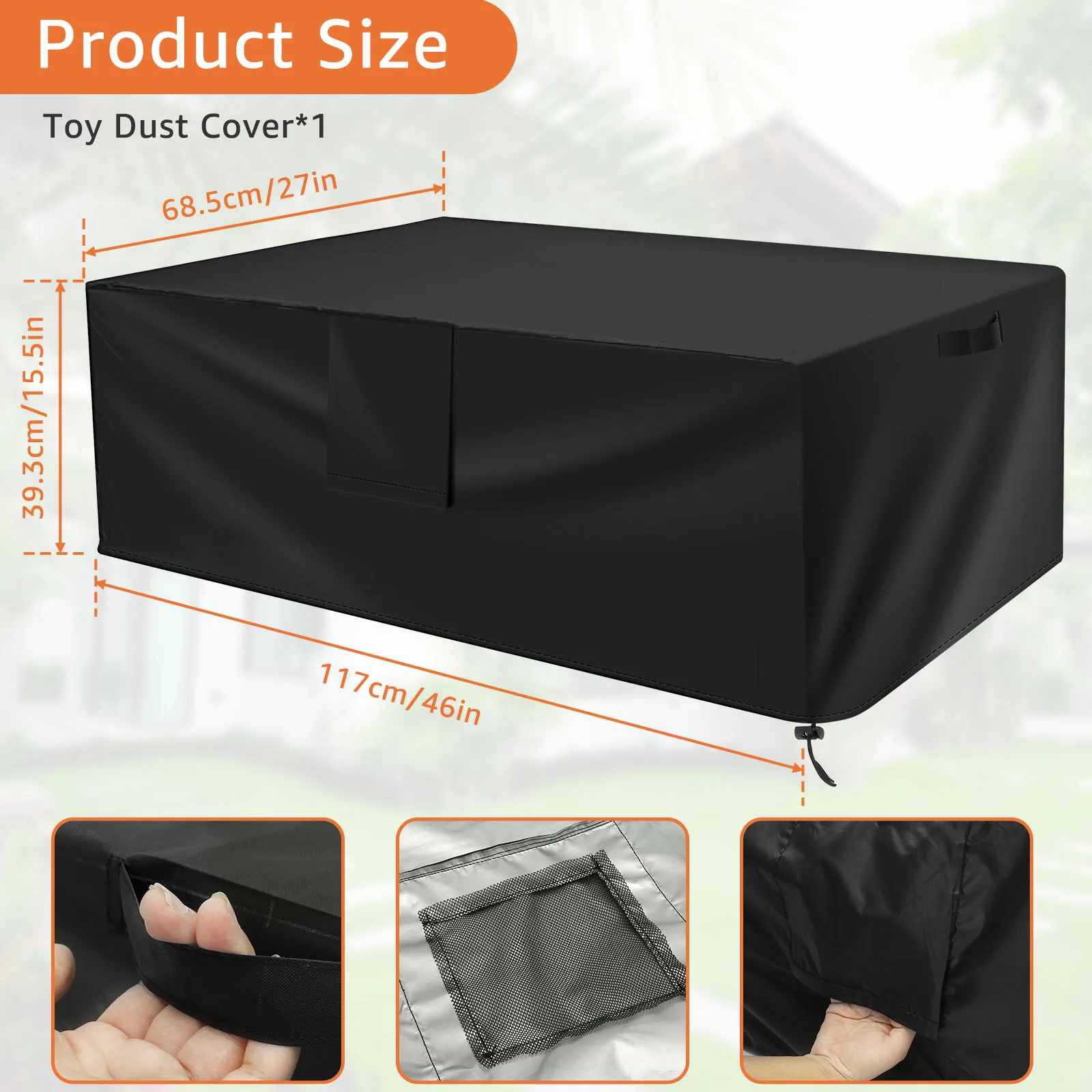 Outdoor Dust Cover Kids Water Play Table Cover 420D Oxford Cloth Water Table Toys Covers Activity Play Protective
