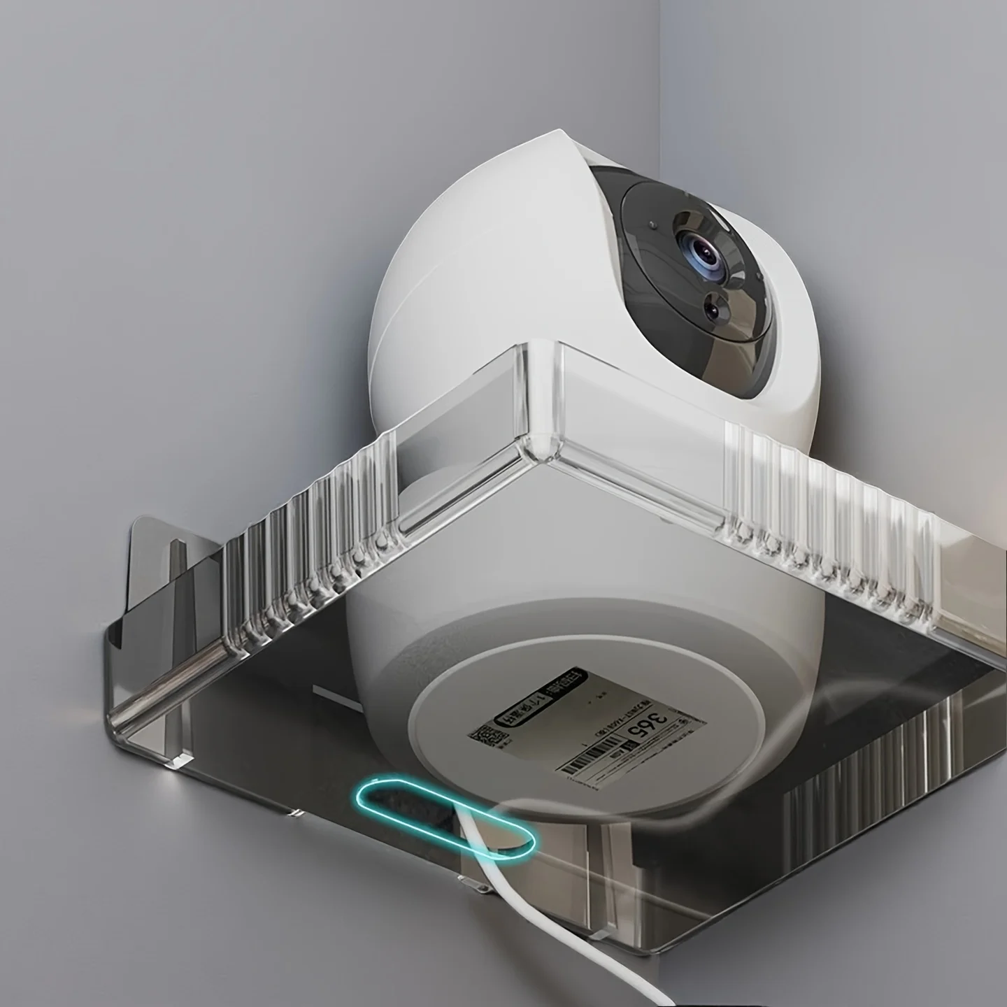 자가 접착식 감시 카메라 브래킷?초강력 벽걸이형 베이스, 설치가 용이함, 복잡한 배선이 필요하지 않음, 심플한 디자인, 가정 및 사무실의 모니터링 요구에 적합함