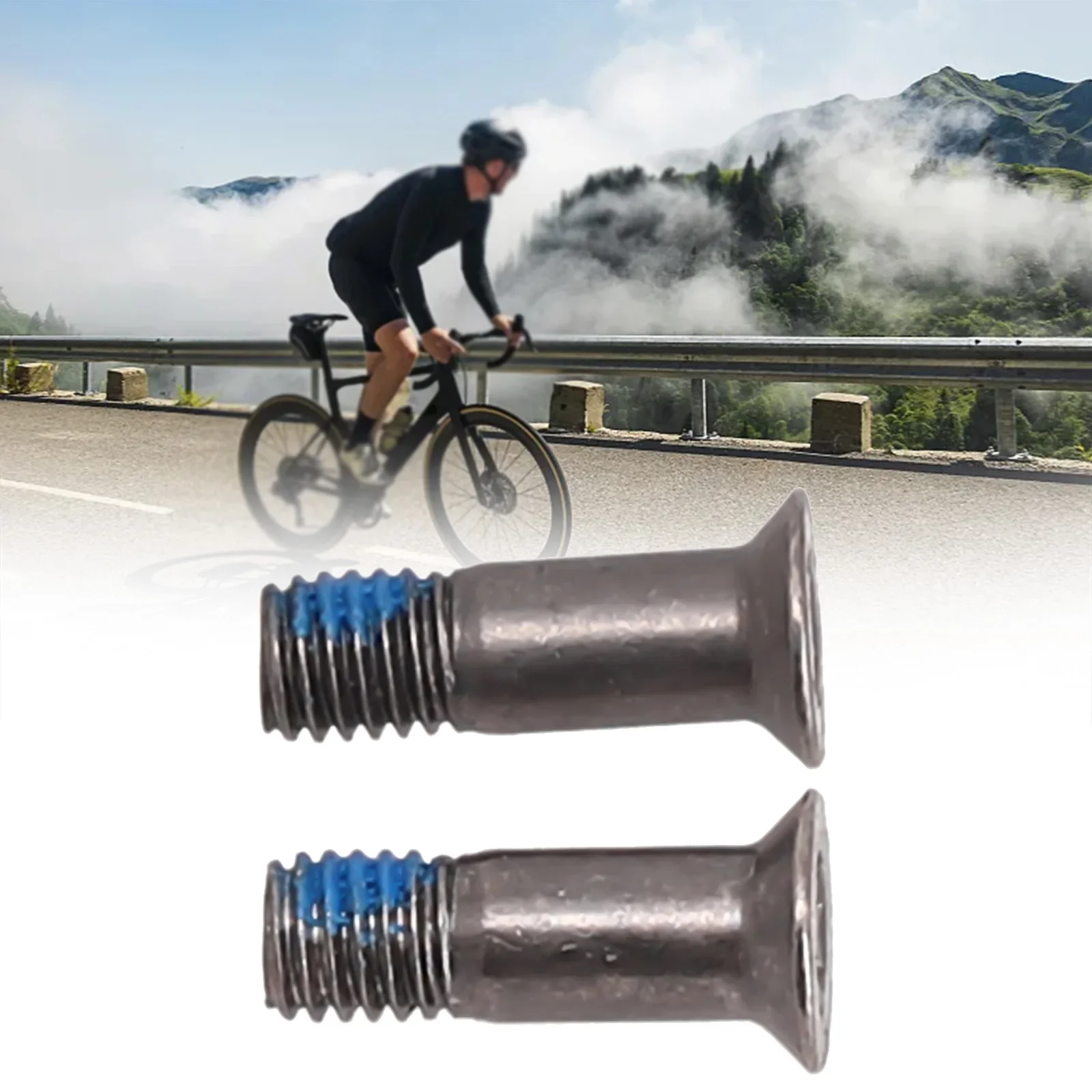 

2 X Bike M5 Aluminum Alloy Guide Wheel Screw Rear Derailleur Jockey- Wheel Screw Pulley Guide Wheel Fixed Bolt MTB Road Parts