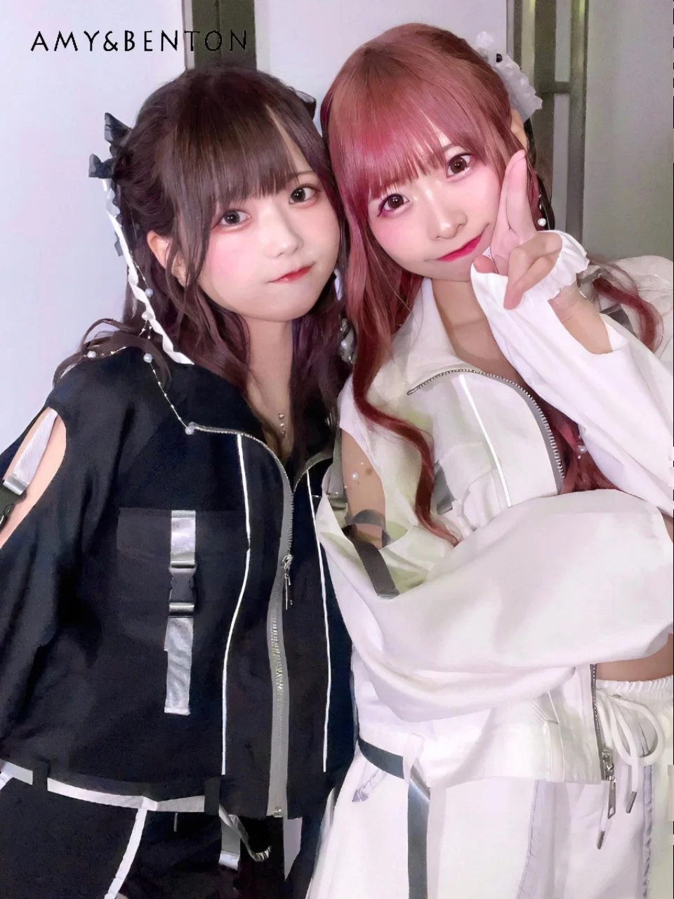 일본 광산 펑크 스포츠 반사 재킷 코트, 여성 서브컬처 Y2k 스타일 스탠드 칼라 지퍼 카디건 코트, 가을 옷 