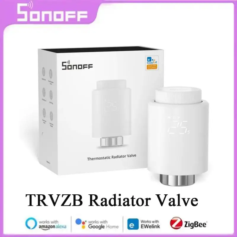 

SONOFF TRVZB Zigbee Thermostatic Radiator Valve Smart Home eWeLink App Remote Control Works with SONOFF ZB Bridge-P/ ZBDongle-P