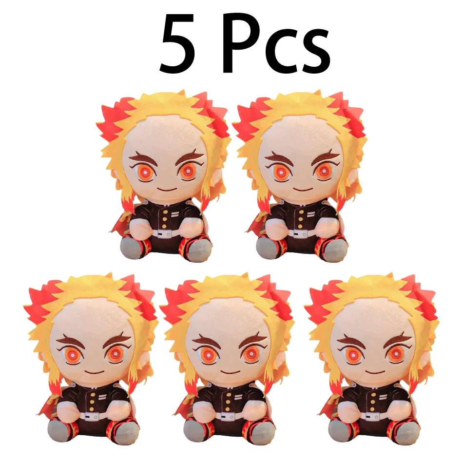 Hot Japan Demon Slayer Plush Dolls 20cm Lovely Anime Kimetsu No Yaiba Kamado Tanjirou Nezuko Zenitsu Kyoujurou Toys Kids Gifts