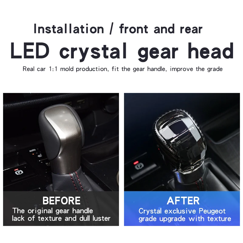 Lexus-ピンクnx rxのクリスタルギア,シフトノブ,自動車用の自動照明ギアハンドル,日産,rx200t,rx300