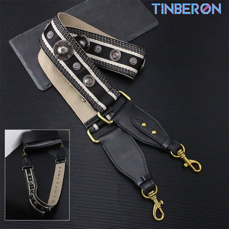 TINBERON Bag Strap For Saddle Bag Handbag Shoulder Bag Straps Canvas Bag  Straps For Crossbody Luxury Designer Bags Accessories